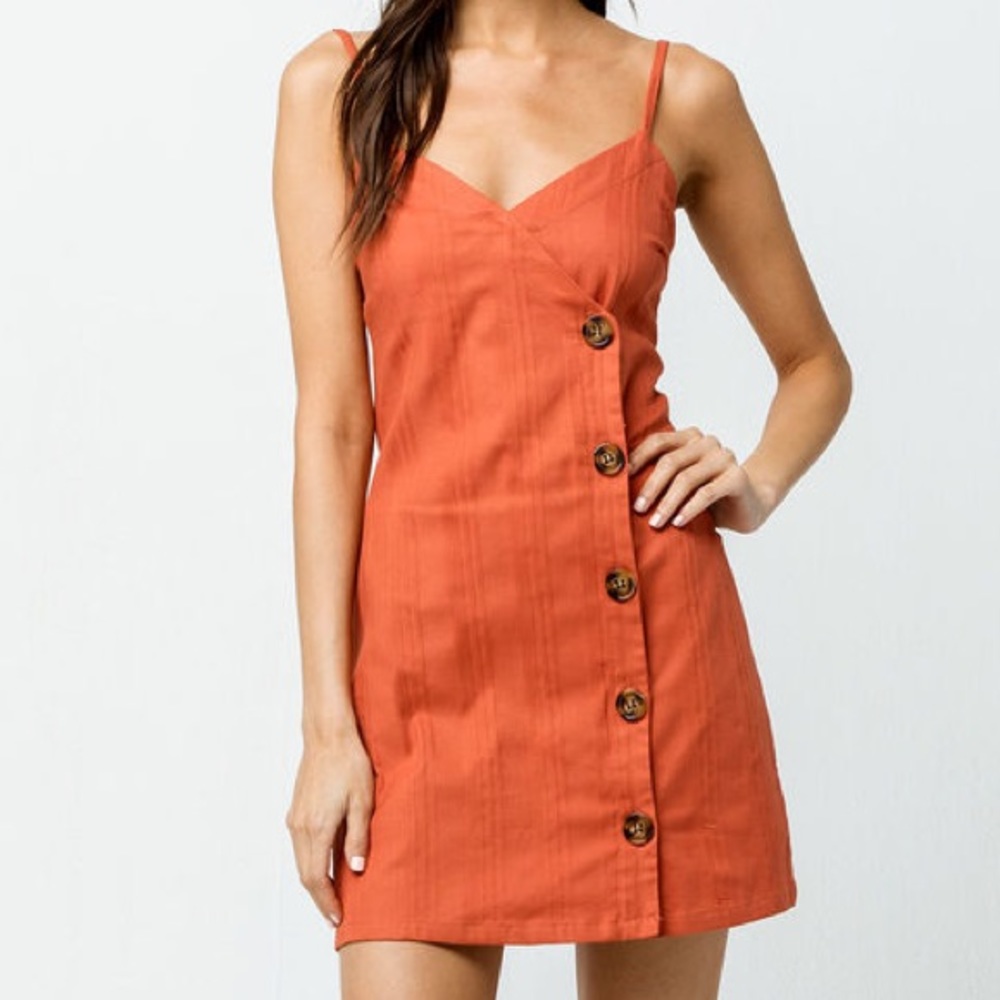 ✨Host Pick! Pumpkin Hued Structured Dress